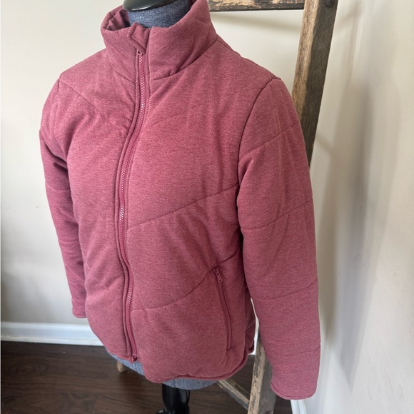 Three Dots Quilted Sweatshirt Jacket - Picture 3 of 9